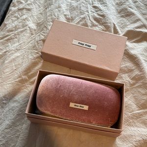 Miu Miu box and sunglass case